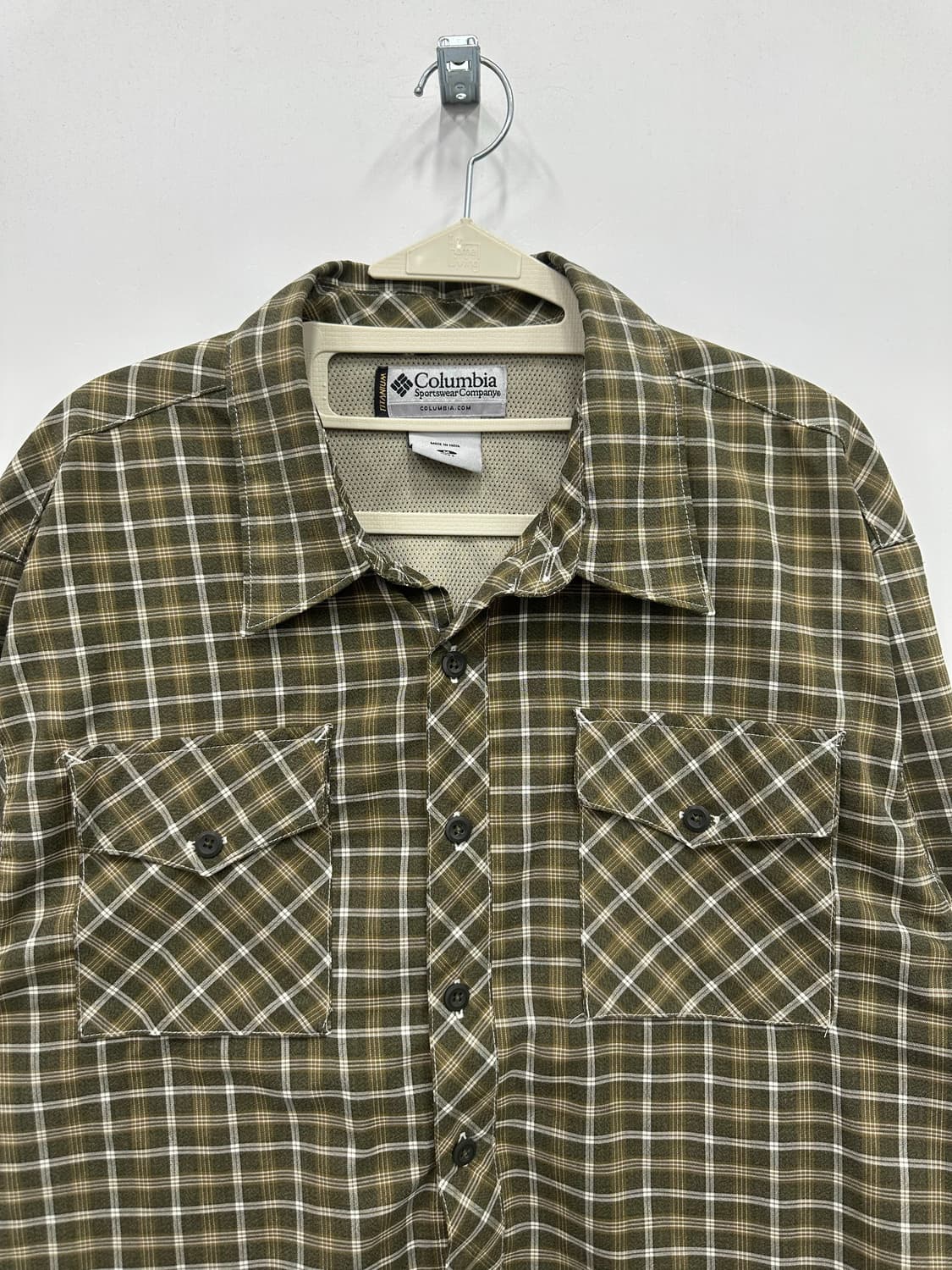 컬럼비아 체크 셔츠 상품이미지2