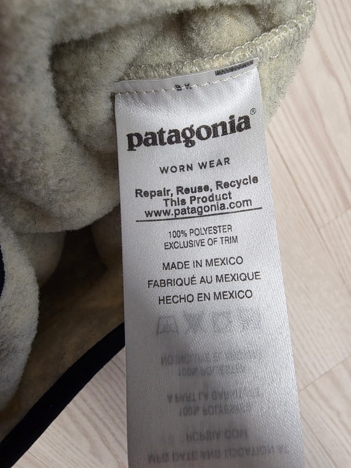 파타고니아 신칠라 헤비웨이트 오트밀 맨 S 상품이미지3