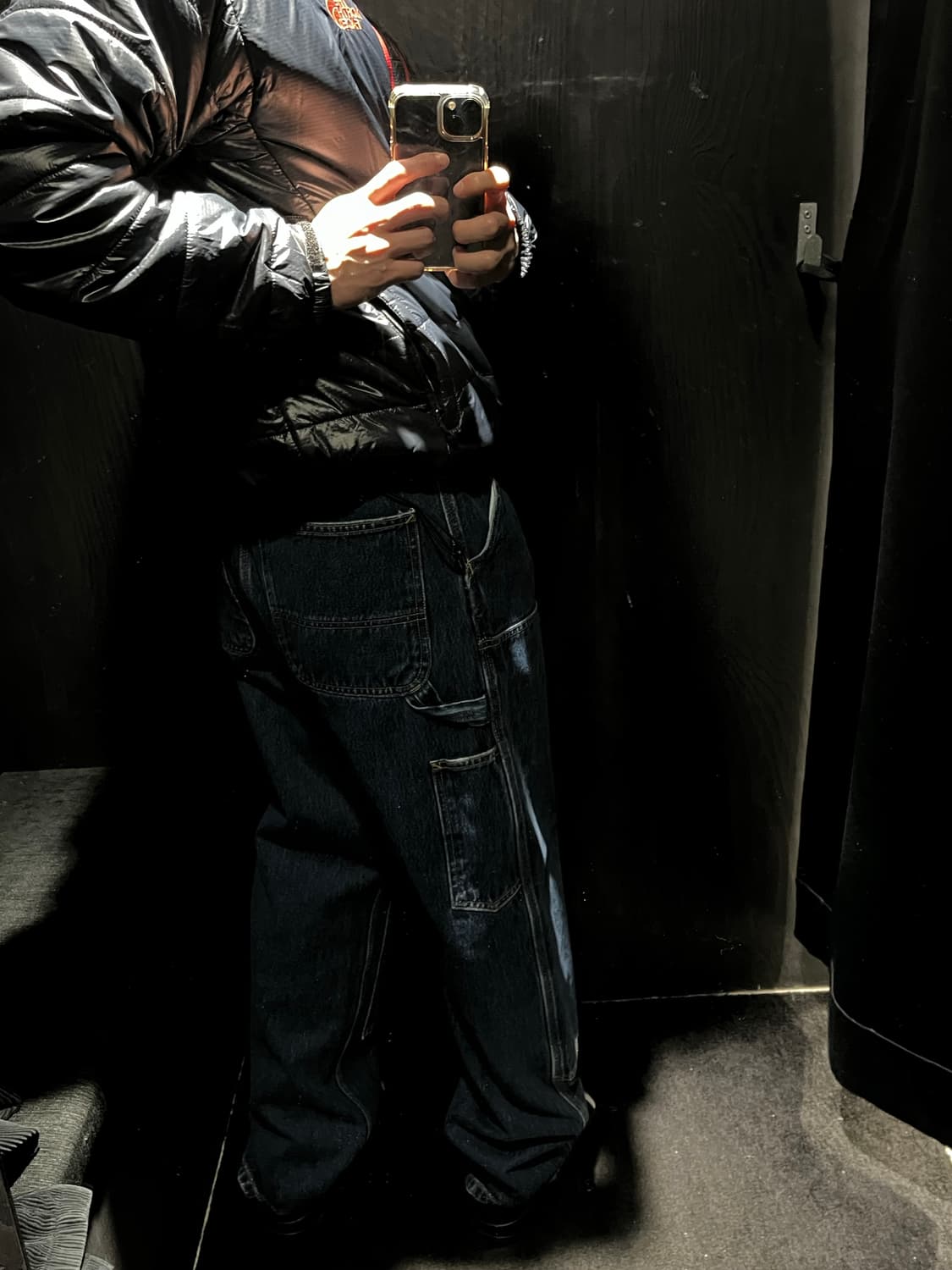 빈티지 노스페이스 경량패딩 90사이즈 상품이미지5