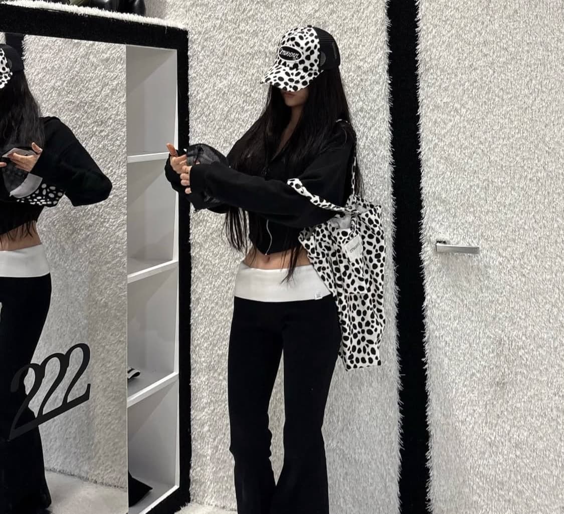 이투둘 한정 퍼 호피 레오파드 백 상품이미지3