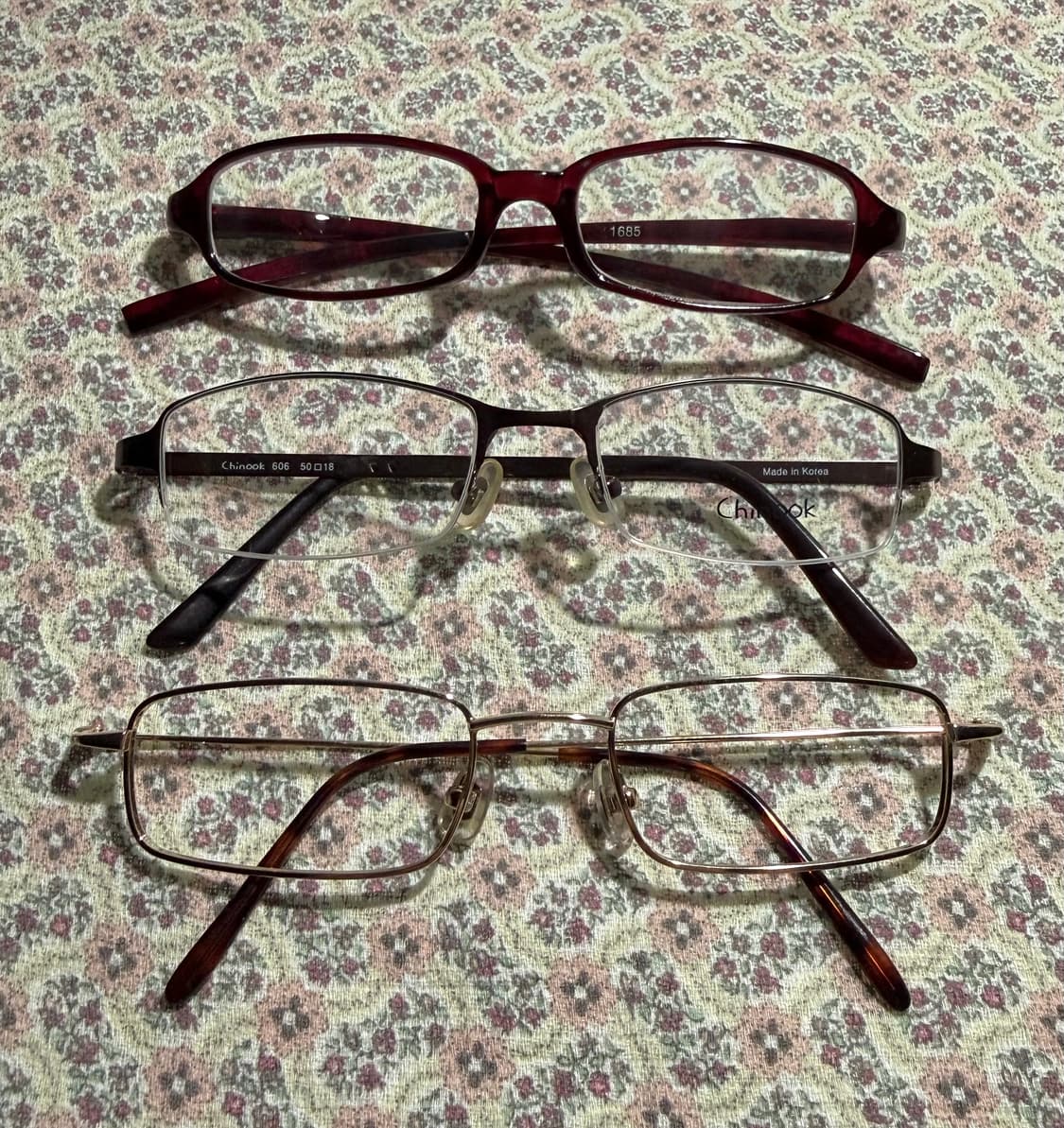 빈티지 안경 vintage glasses 긱시크 chinook 상품이미지2