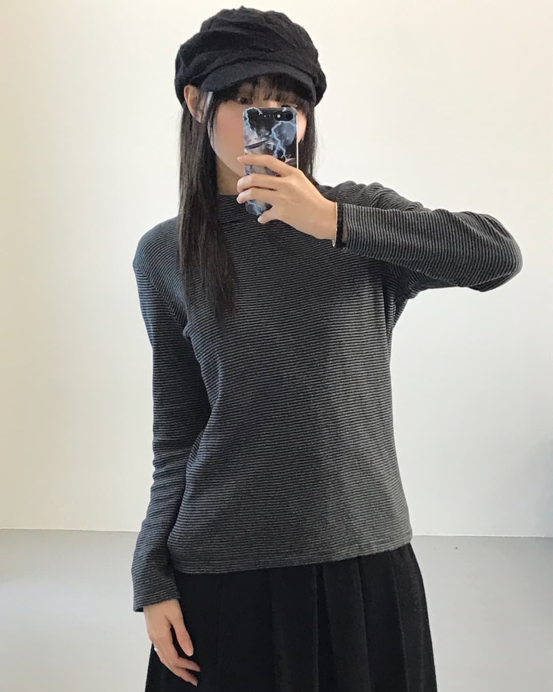 Jpn striped long sleeve t-shirts 상품이미지4