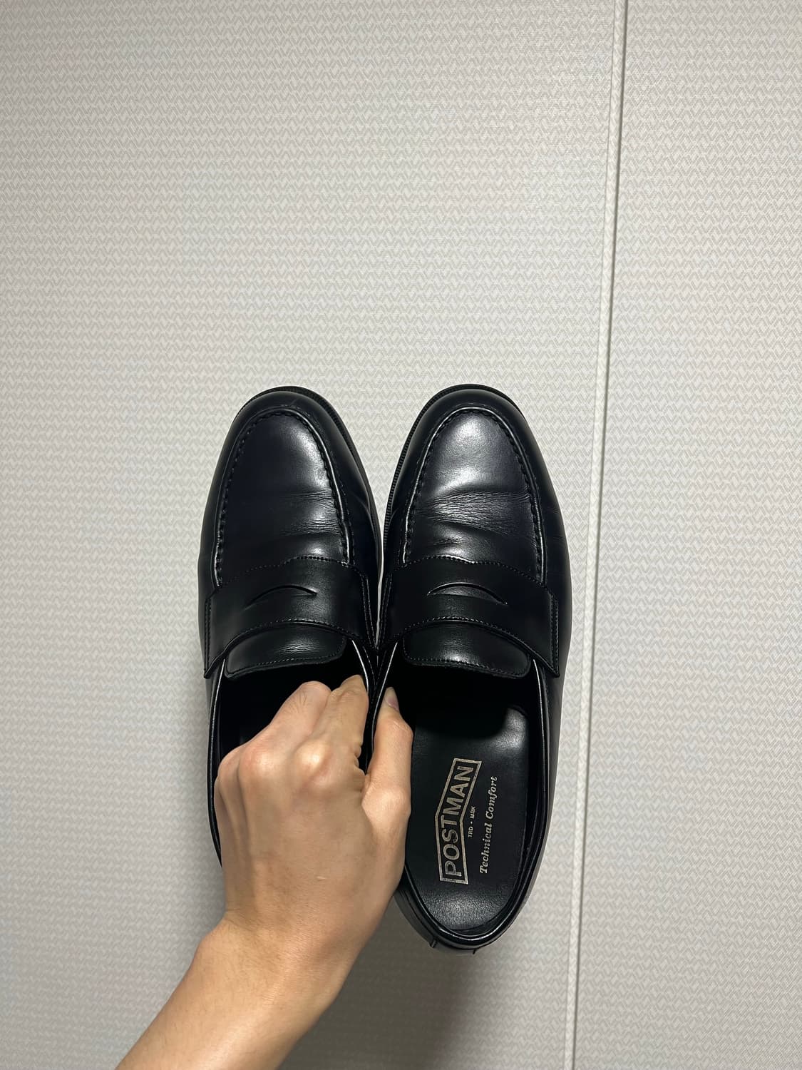 포스트맨 타이프라이터 로퍼 블랙 260 상품이미지4