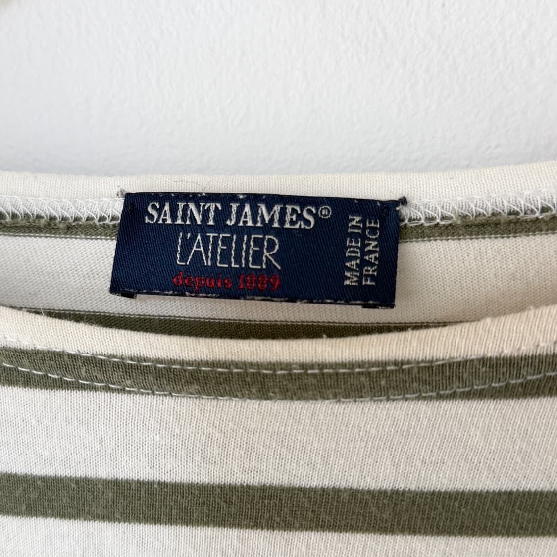 [S]세인트제임스 보트넥 스트라이프 반팔티 상품이미지5