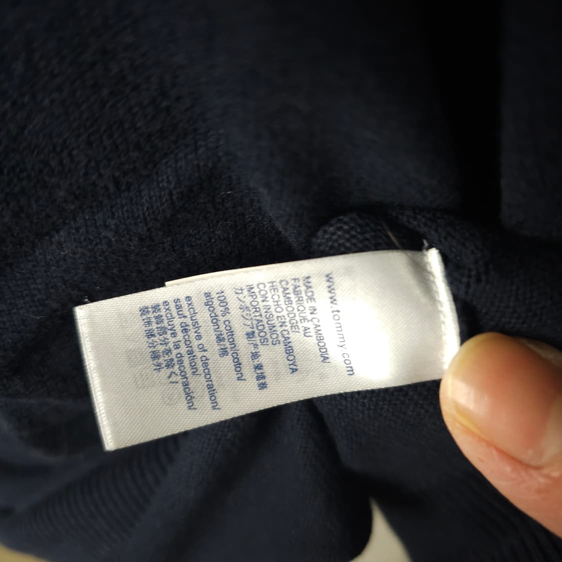 타미힐피거 라운드니트티 남자95사이즈  상품이미지5