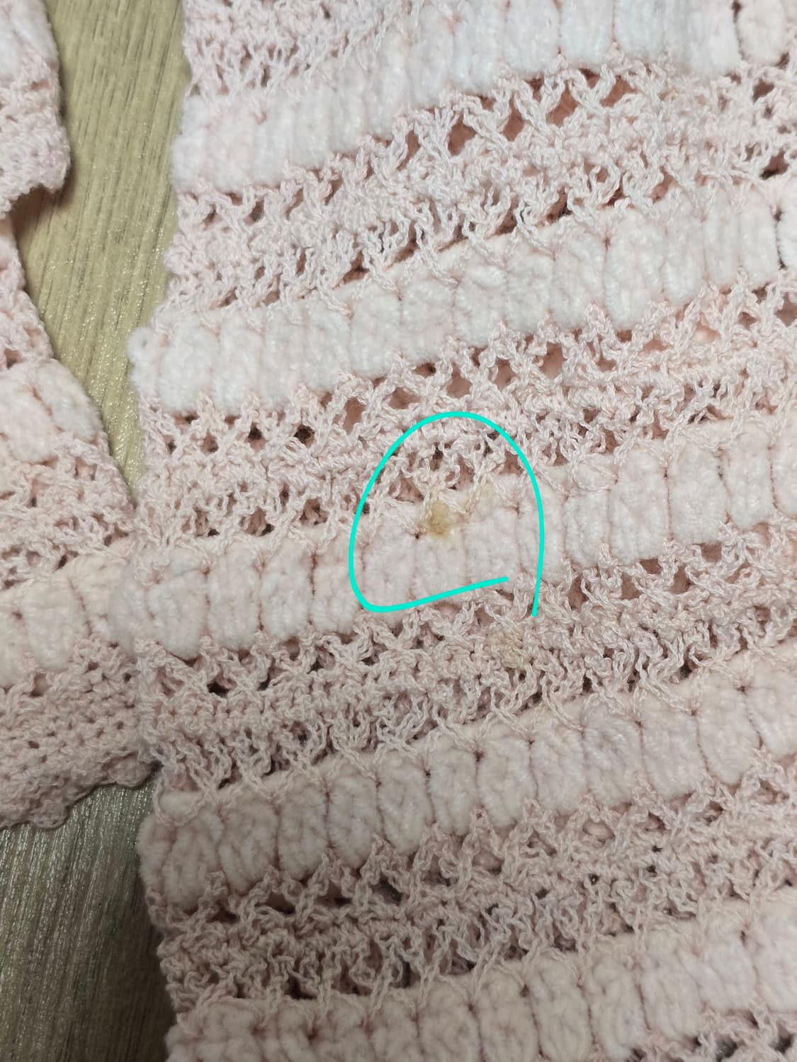일본 빈티지 크로셰 가디건 상품이미지3