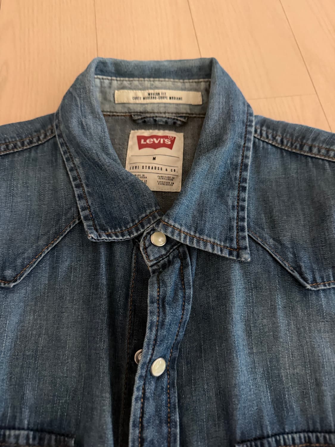 빈티지 리바이스 청자켓 상품이미지3
