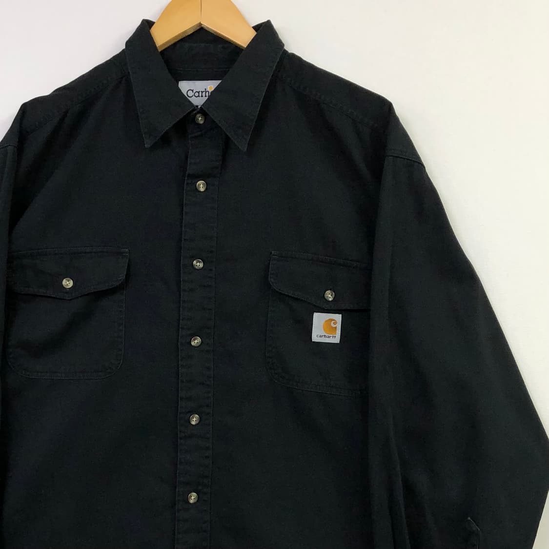 XL 칼하트 블랙 워크 셔츠 상품이미지1