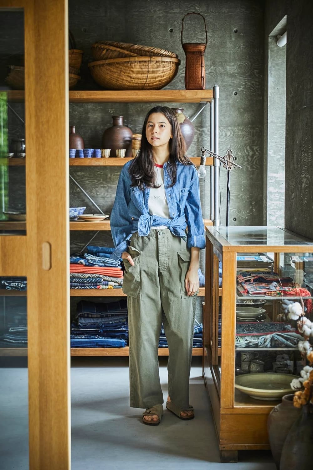 레어 40s 오리지널 미군 M43 HBT 팬츠 (28인치) 상품이미지2