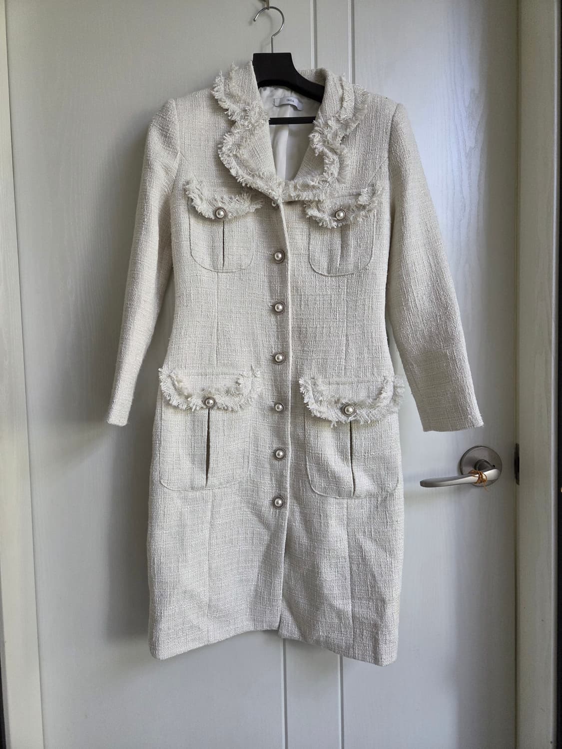 상견례 하객룩  아옳이 로아르 트위드 원피스  상품이미지1