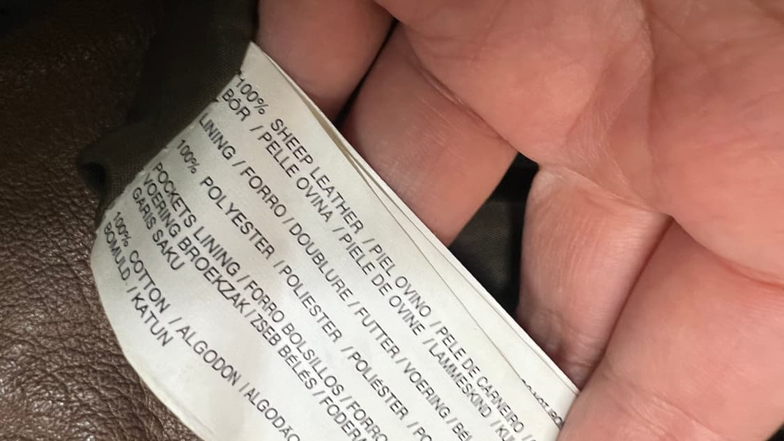 HE by MANGO 양가죽  재킷 상품이미지9