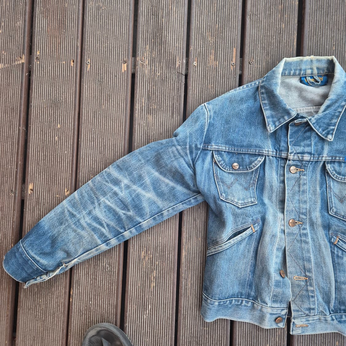 70's Wrangler 랭글러 124mj 데님자켓 hard aging  상품이미지2