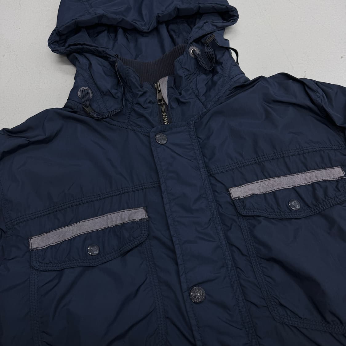 디젤 풀오버 나일론 레더도킹 바람막이 자켓 상품이미지3