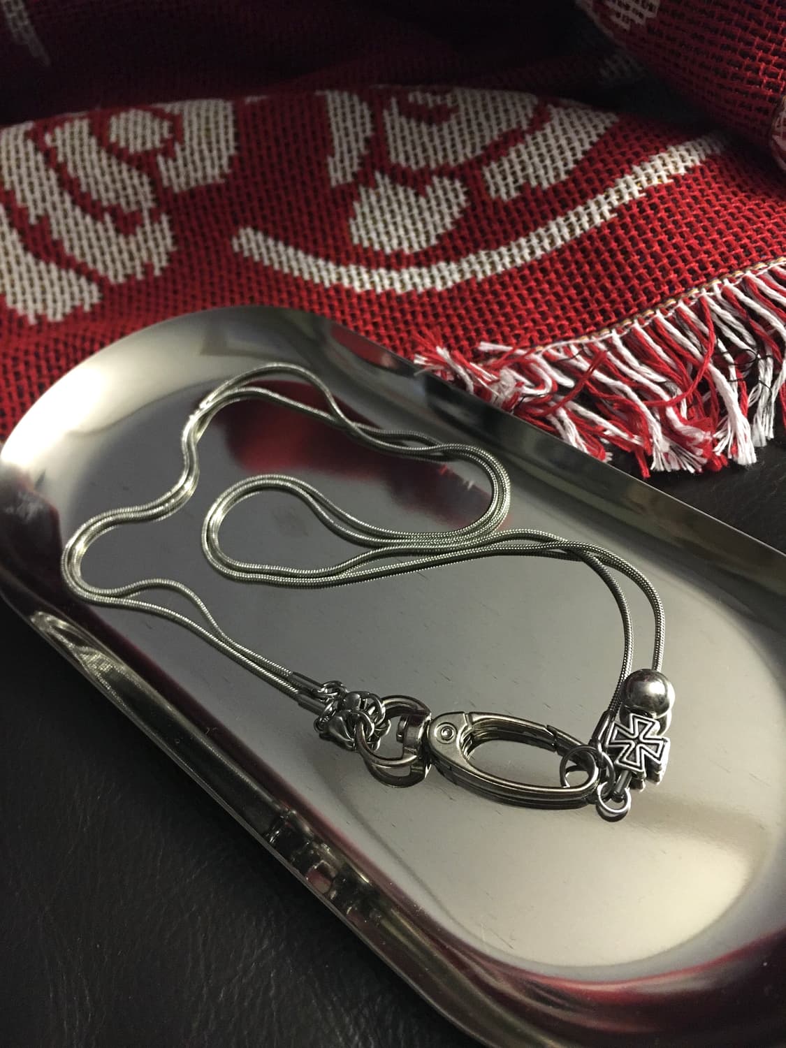 Sliver cross necklace 상품이미지1