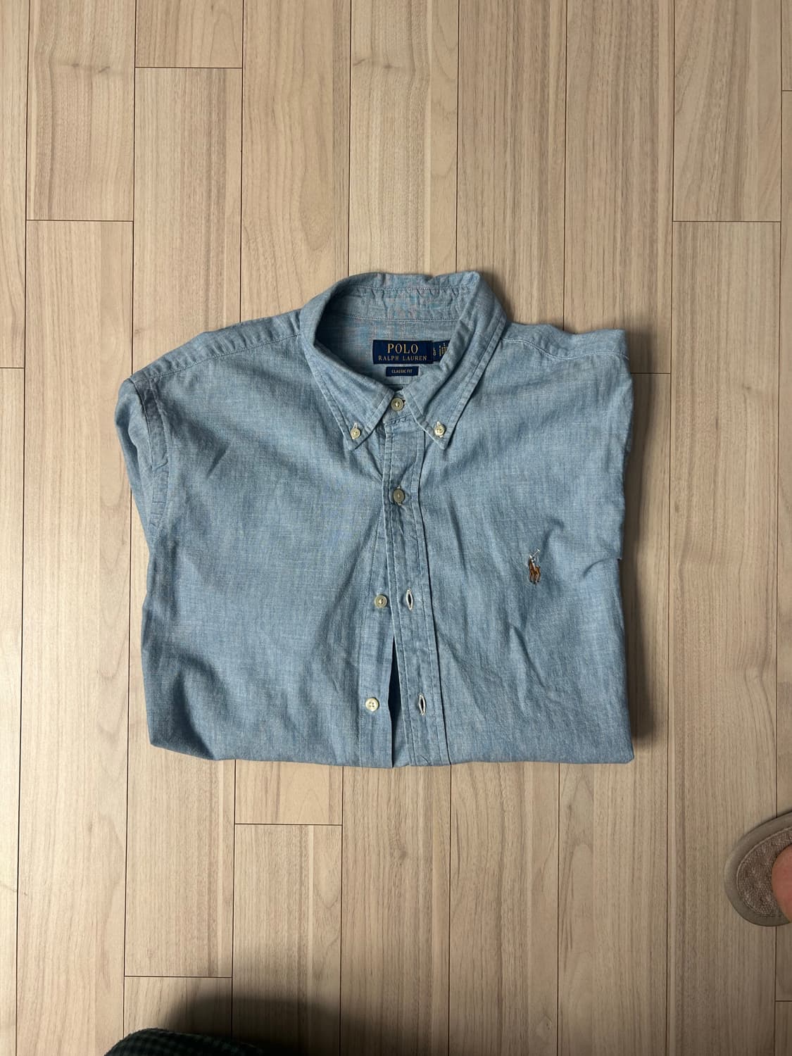 폴로랄프로렌 샴브레이셔츠 판매합니다(라이트블루 - 클래식핏) 상품이미지1