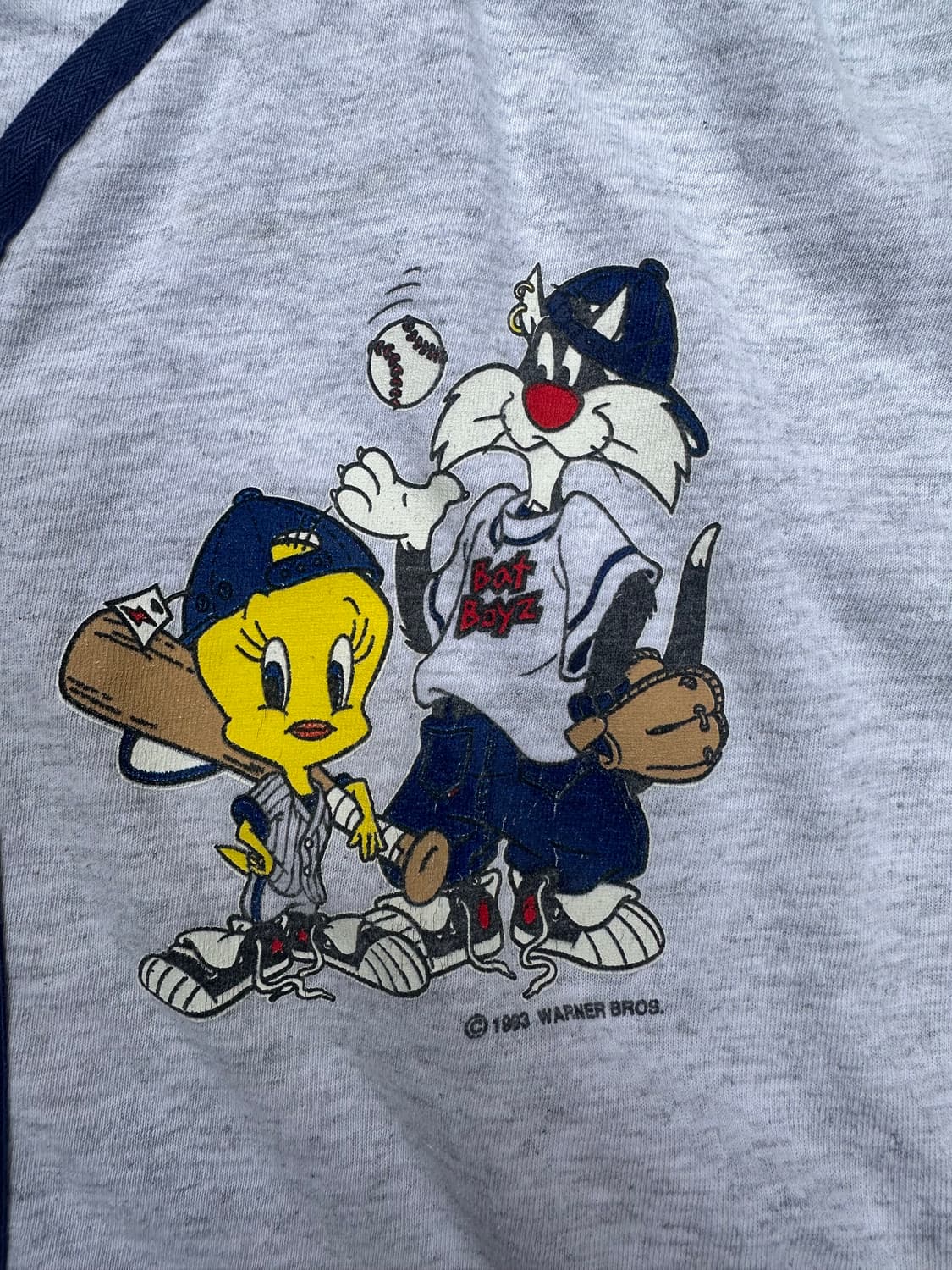 빈티지 90s 루니툰즈 베이스볼 셔츠  상품이미지2