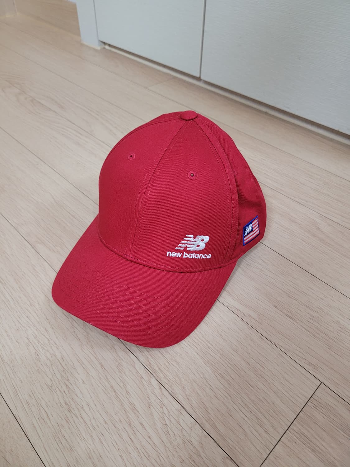 뉴발란스 New Balance  볼캡 FREE 사이즈 레드 상품이미지1