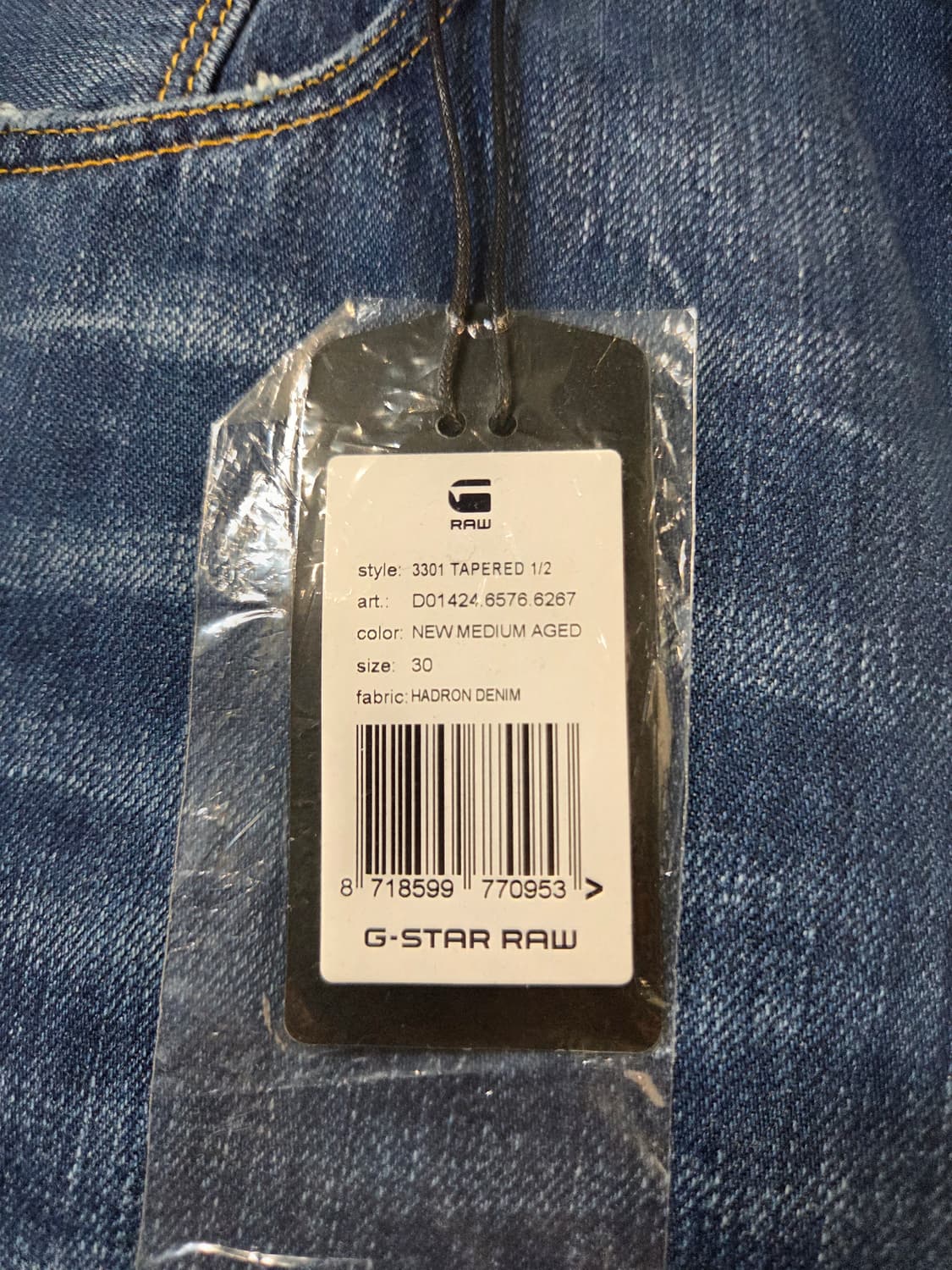 G-STAR RAW 롤업 데님 반바지(30)남여공용 상품이미지4