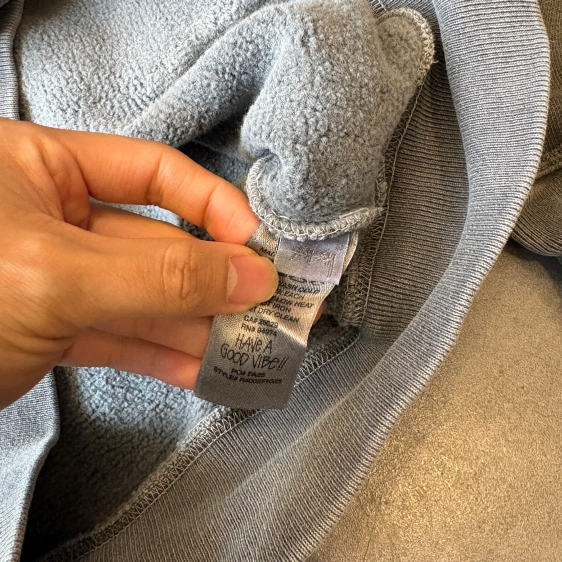 스투시 정품 피그먼트 다이드 다이스 후드 집업 상품이미지8