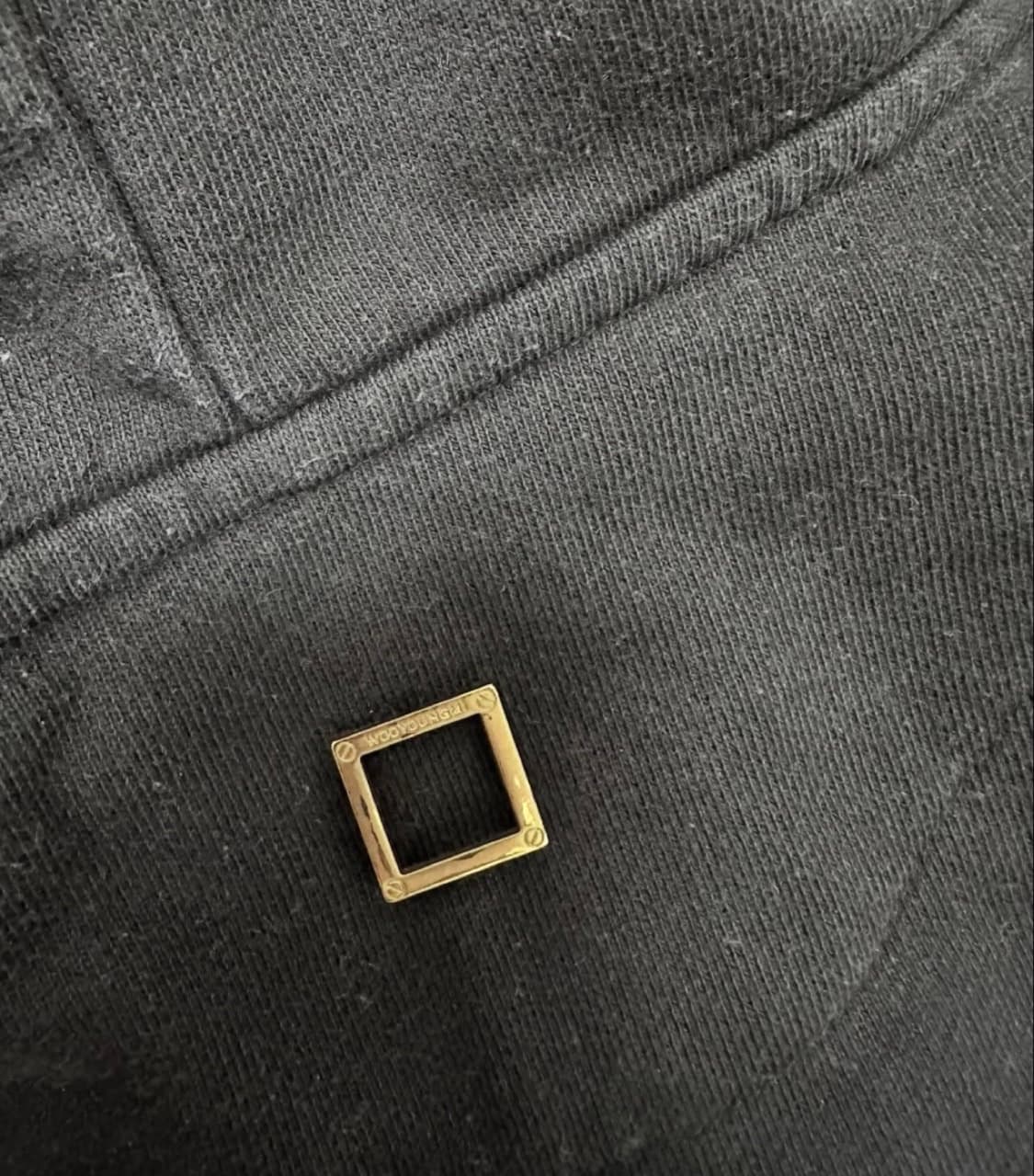 우영미 플라워 백로고 후드티 상품이미지4