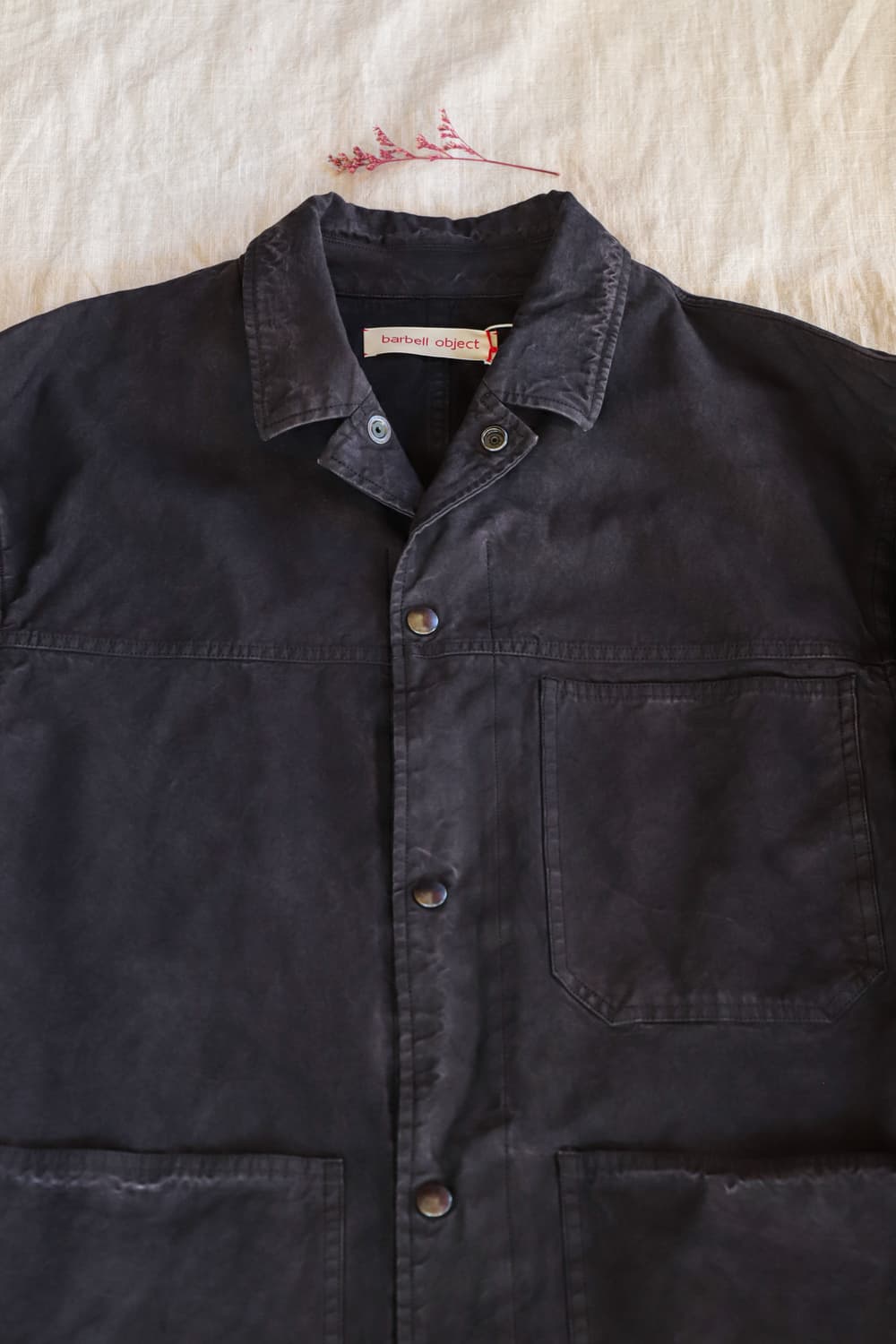 [2] 24fw 바벨오브젝트 cover jkt - black 상품이미지2