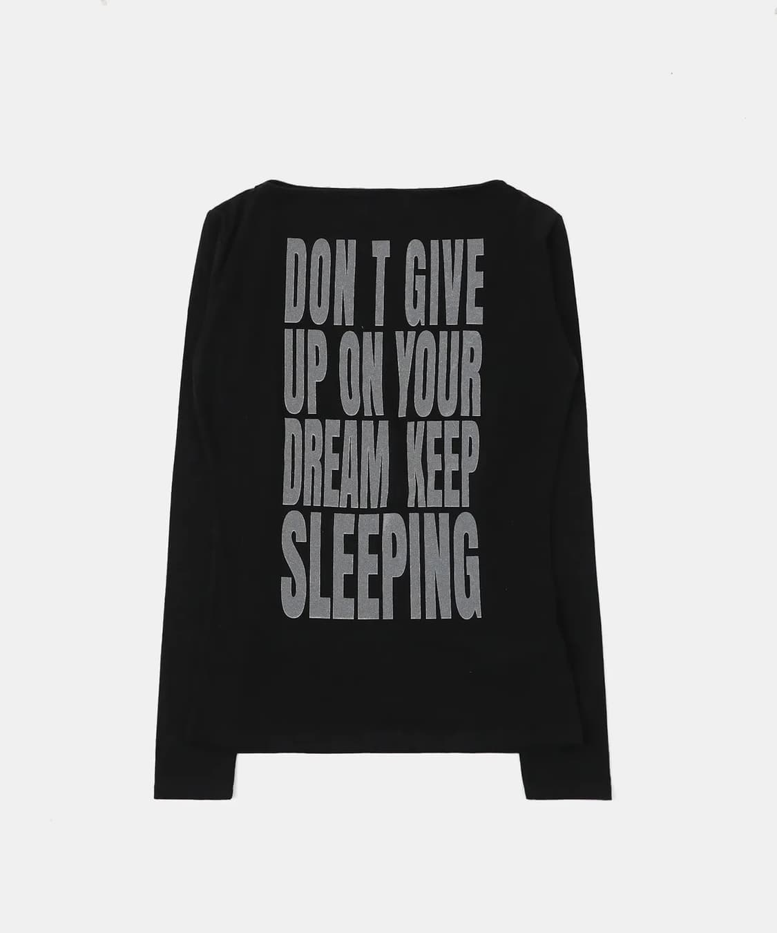 배드블러드 KEEP SLEEPING 보트넥 루즈핏 티  상품이미지1