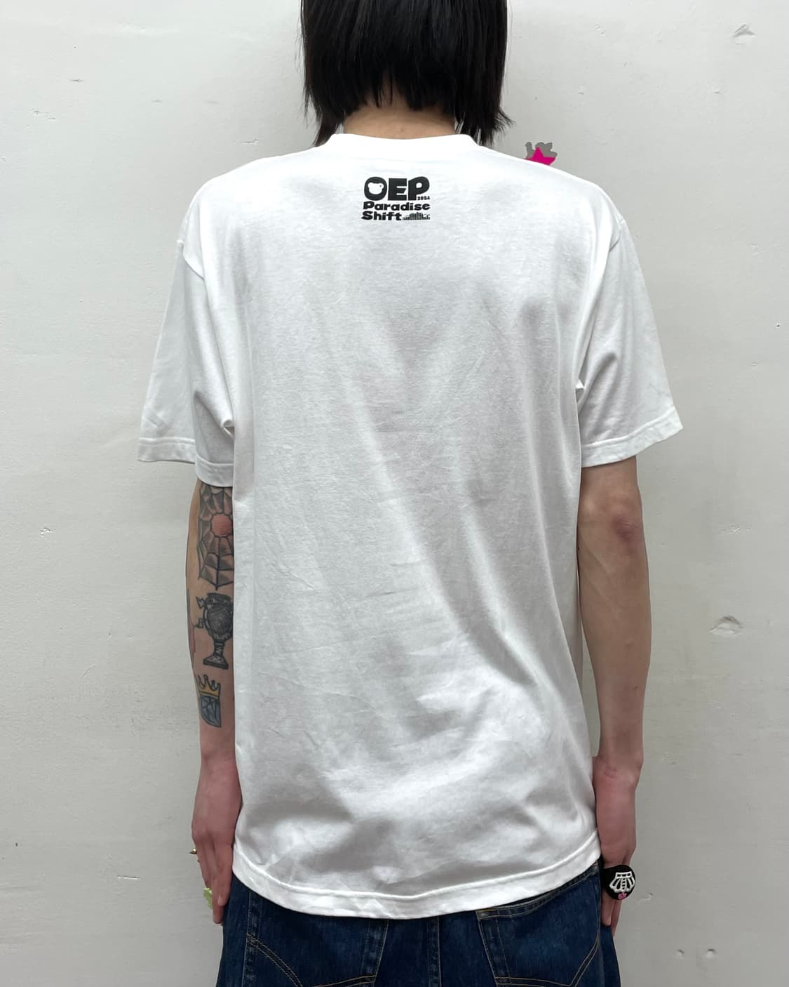 Red bear white t-shirt  상품이미지2