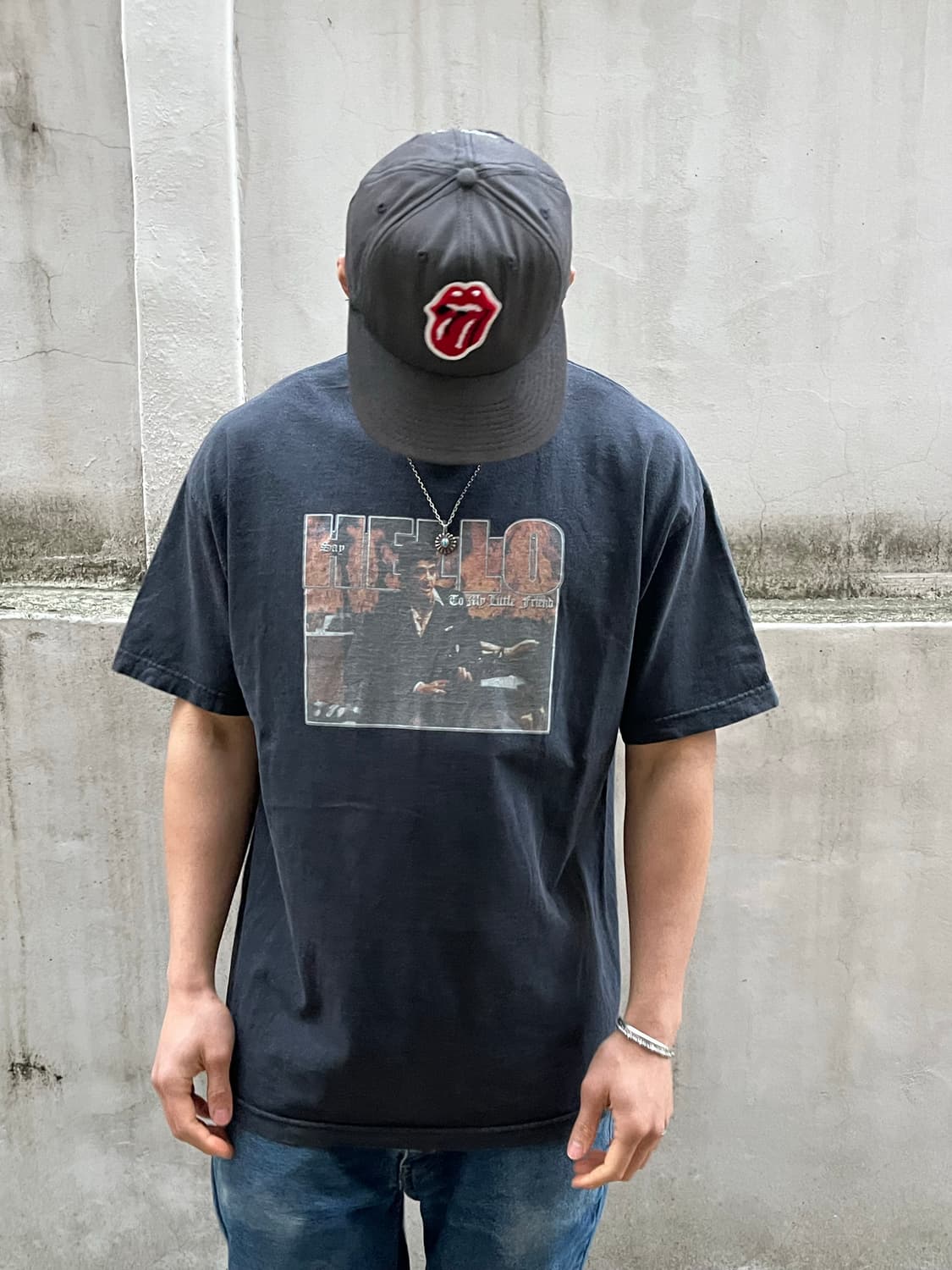 90-00s Serial Killer Scar Face Movie T- 상품이미지5