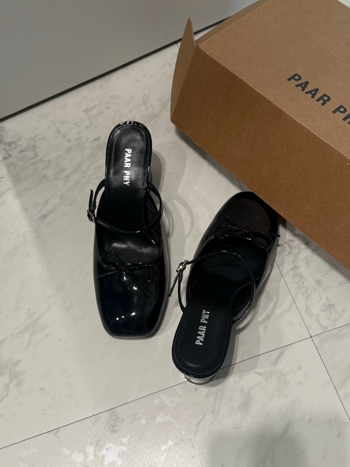PP BALLET HEELS (PATENT BLACK) 상품이미지8