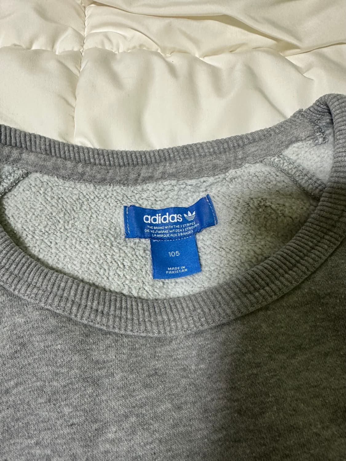 (105)아디다스 파이어버드 빅로고 맨투맨 상품이미지4