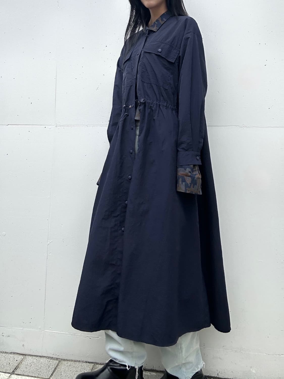String formal rain jacket / navy 상품이미지4