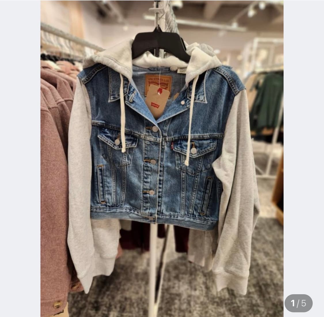 리바이스 트리거 청자켓 후드 상품이미지1