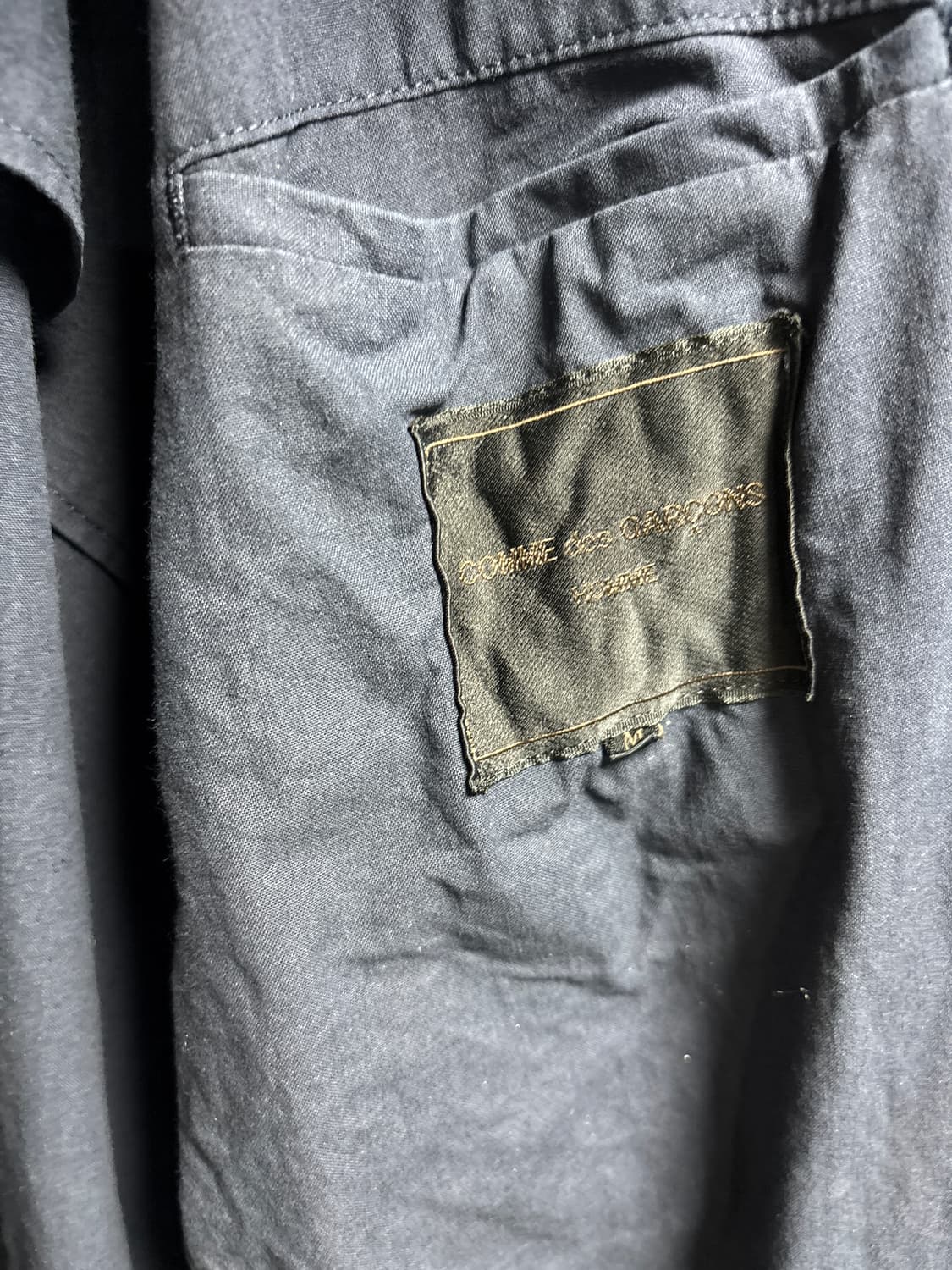 꼼데가르송 옴므 코트 네이비 m 상품이미지3