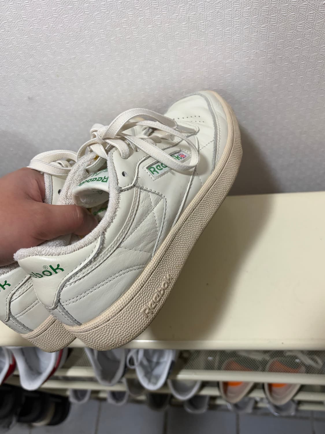255) 리복 클럽c 아이보리 상품이미지3