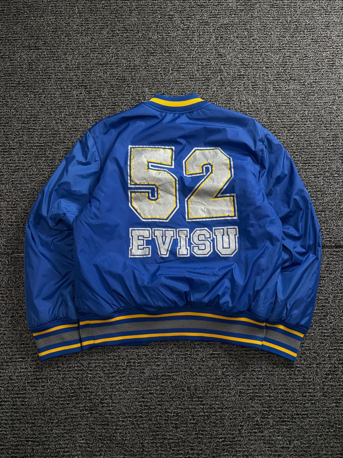 에비수 올드스쿨 빅로고 바시티 자켓 1656 상품이미지4