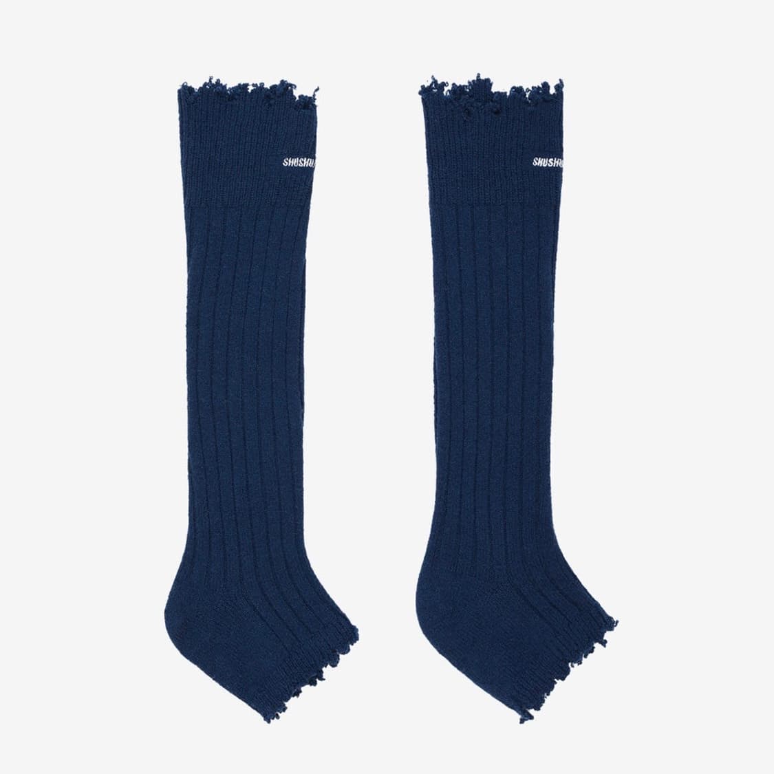 [F]슈슈통 26ss 로고 삭스 부츠/네이비 상품이미지1