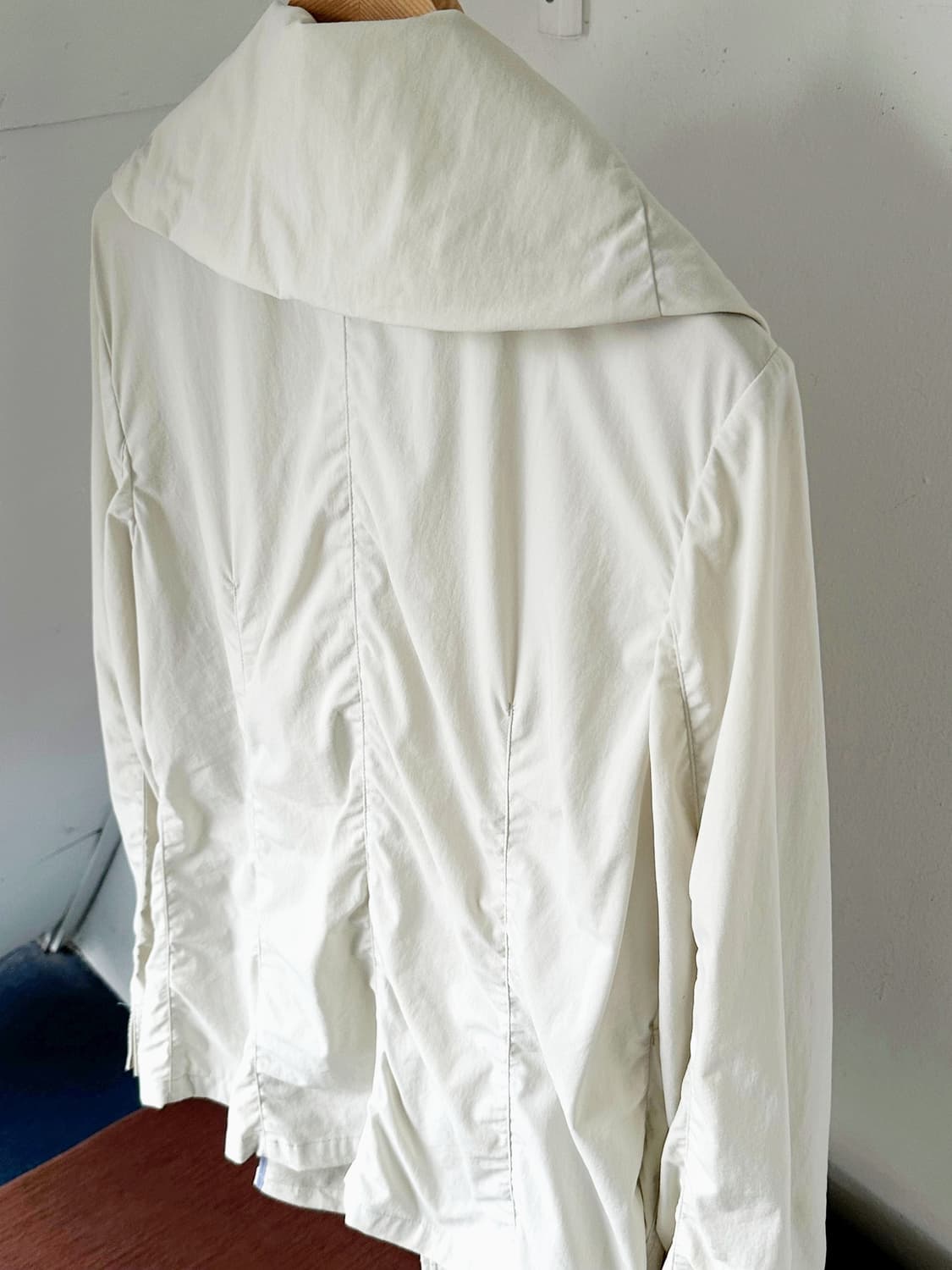 Shirred design stretched fabric jacket 상품이미지6