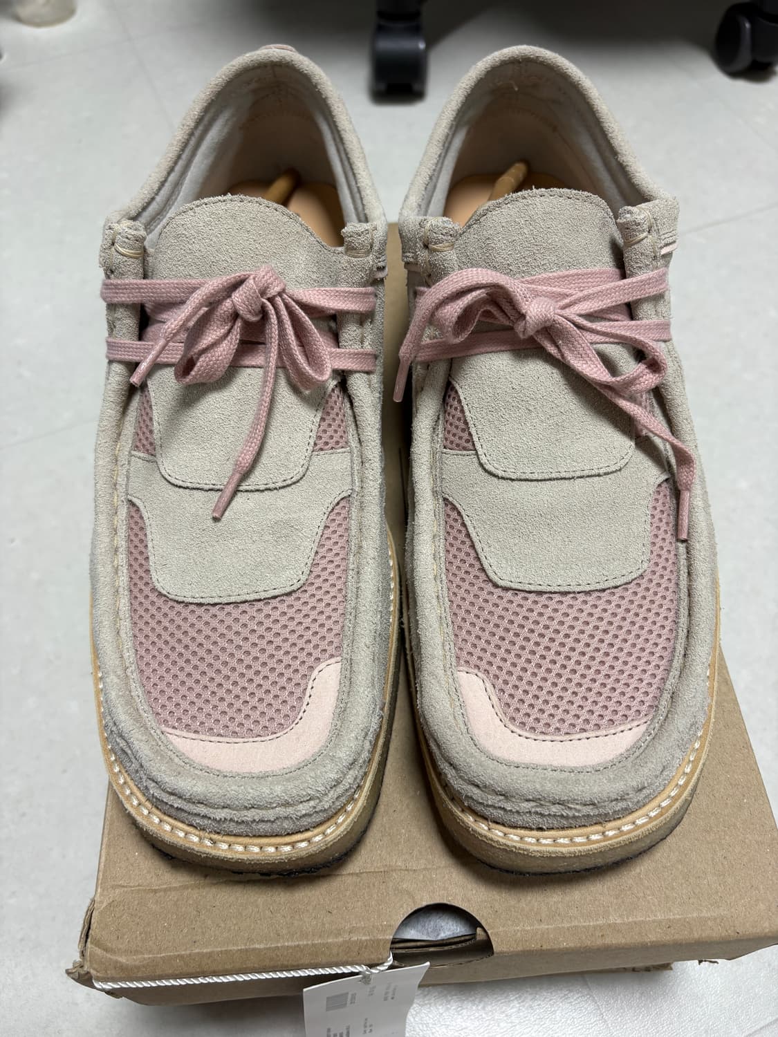 클락스 오리지널스 왈라비 유니온 핑크 베이지 280 상품이미지2