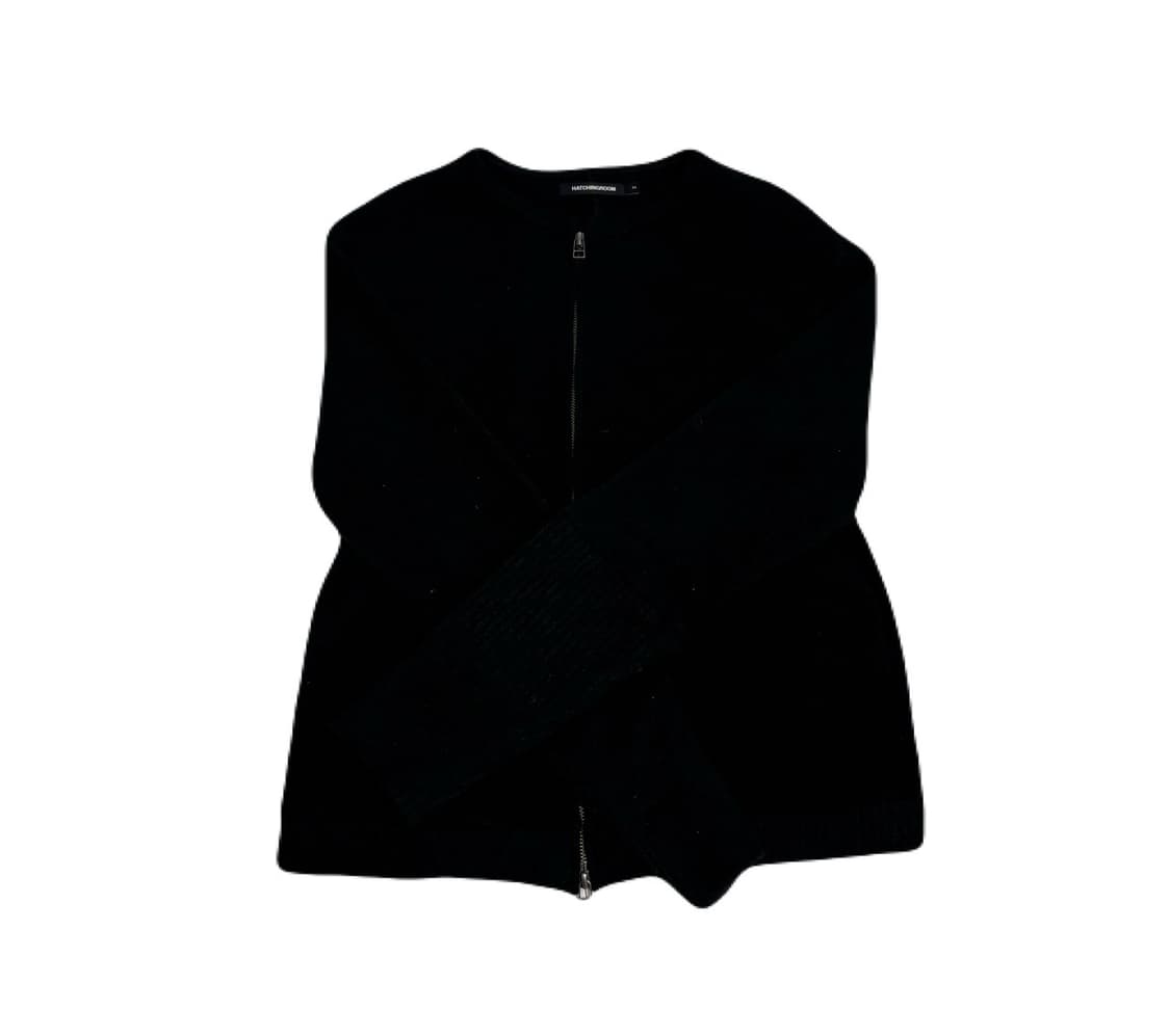 Hatchingroom Layer Cardigan V2 Black 상품이미지1