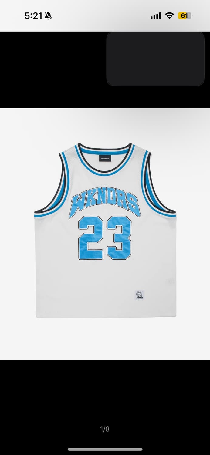 새상품) 위캔더스 OG BASKETBALL JERSEY (IVORY) M 상품이미지1