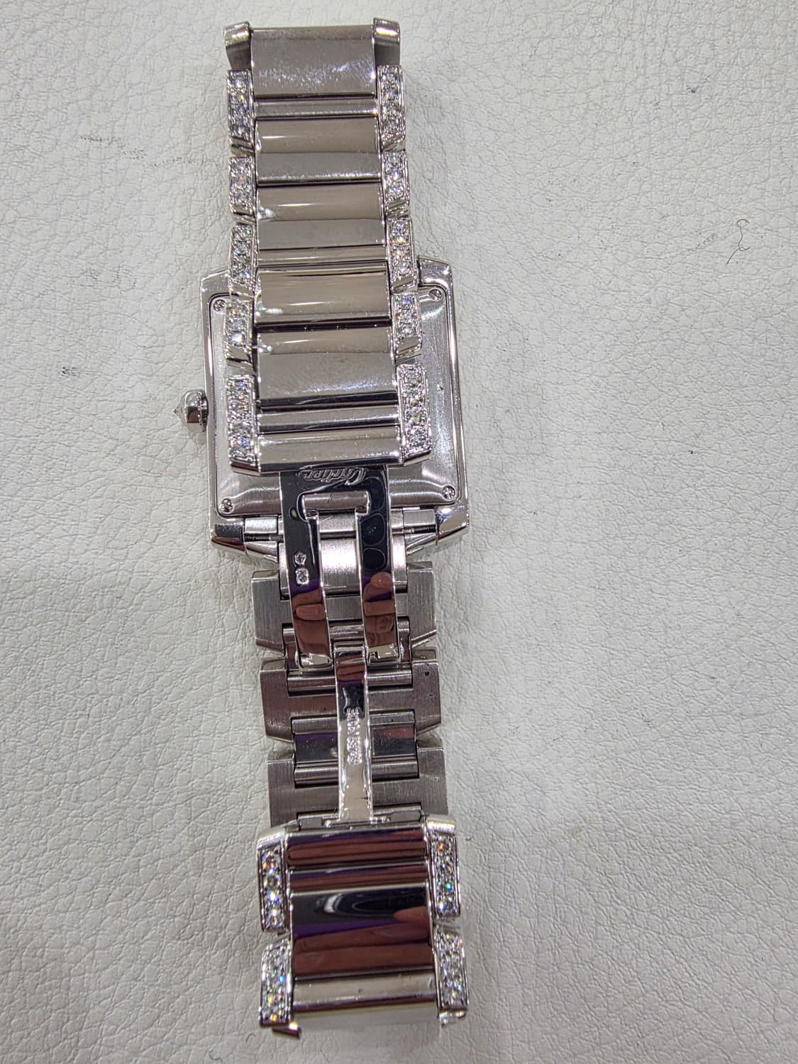 까르띠에 탱크 금통 다이아 시계 정품 상품이미지7