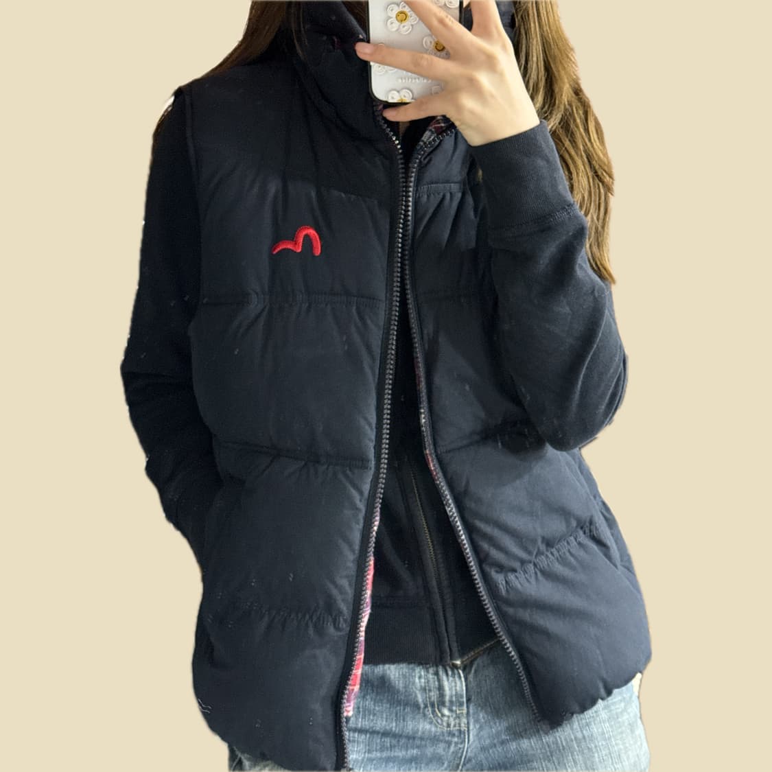 에비수 패딩조끼 상품이미지1