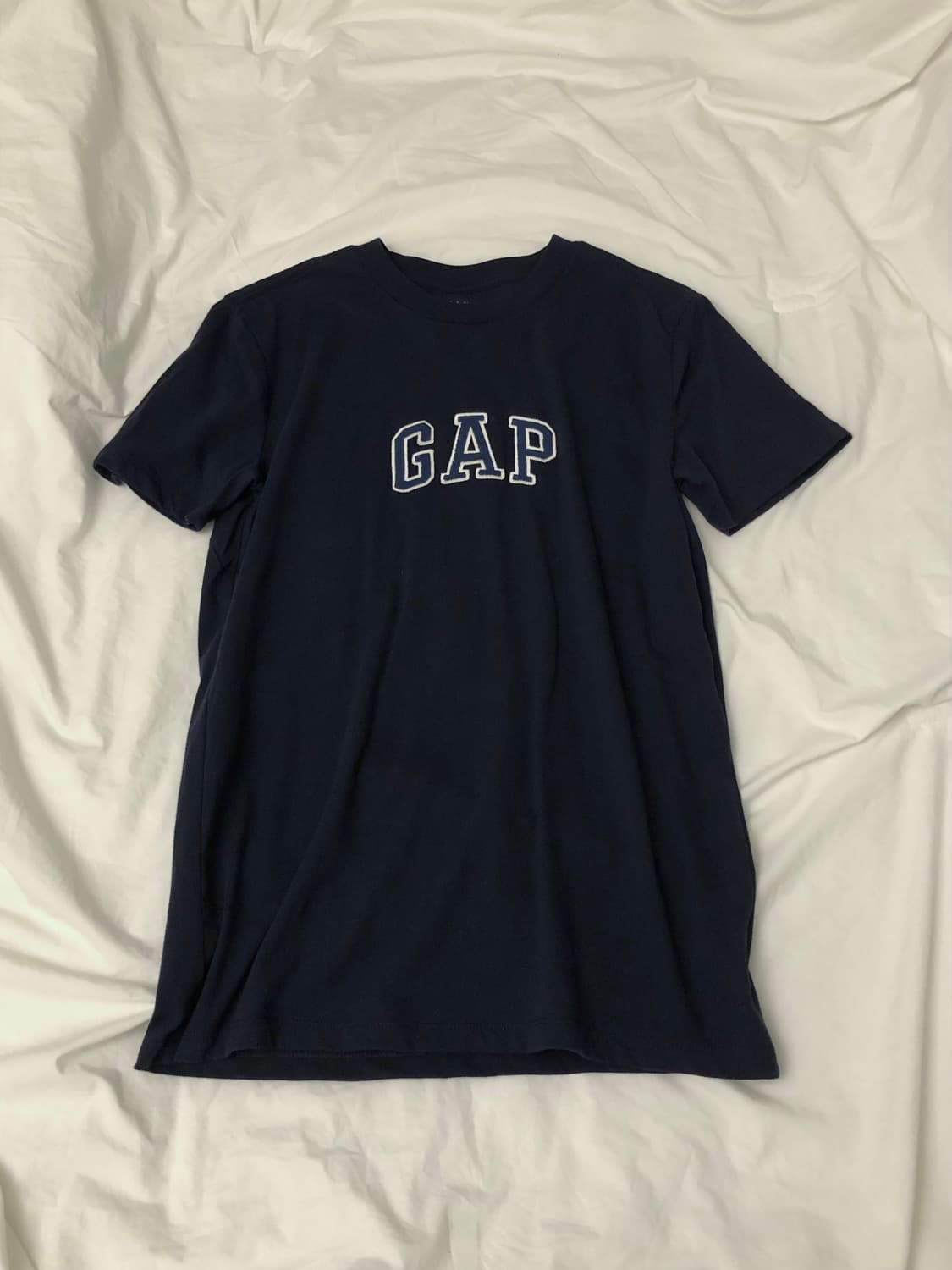 [새상품] 갭 로고 반팔티셔츠 (navy) 상품이미지1