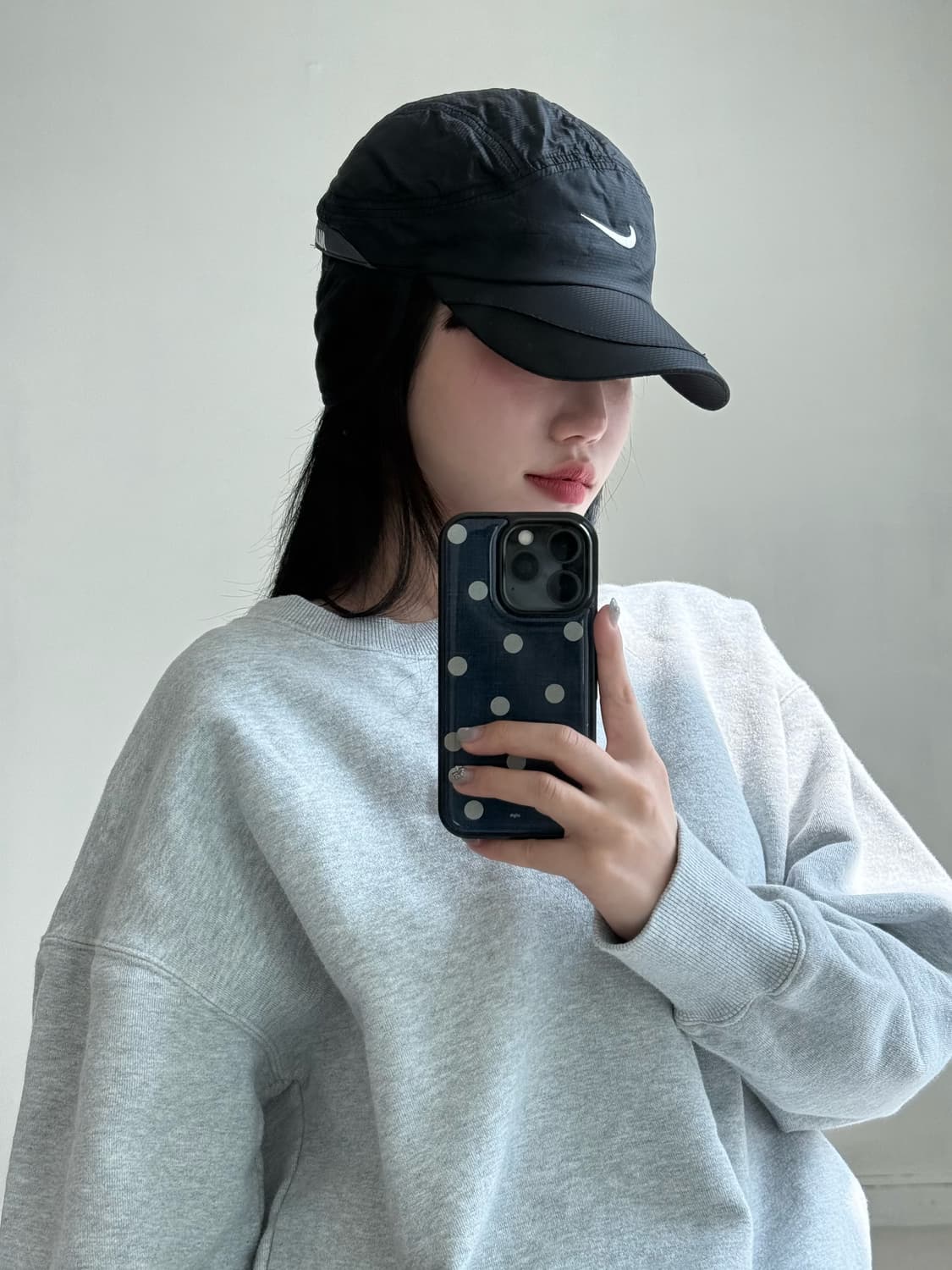 나이키 블랙 귀도리 모자 상품이미지1