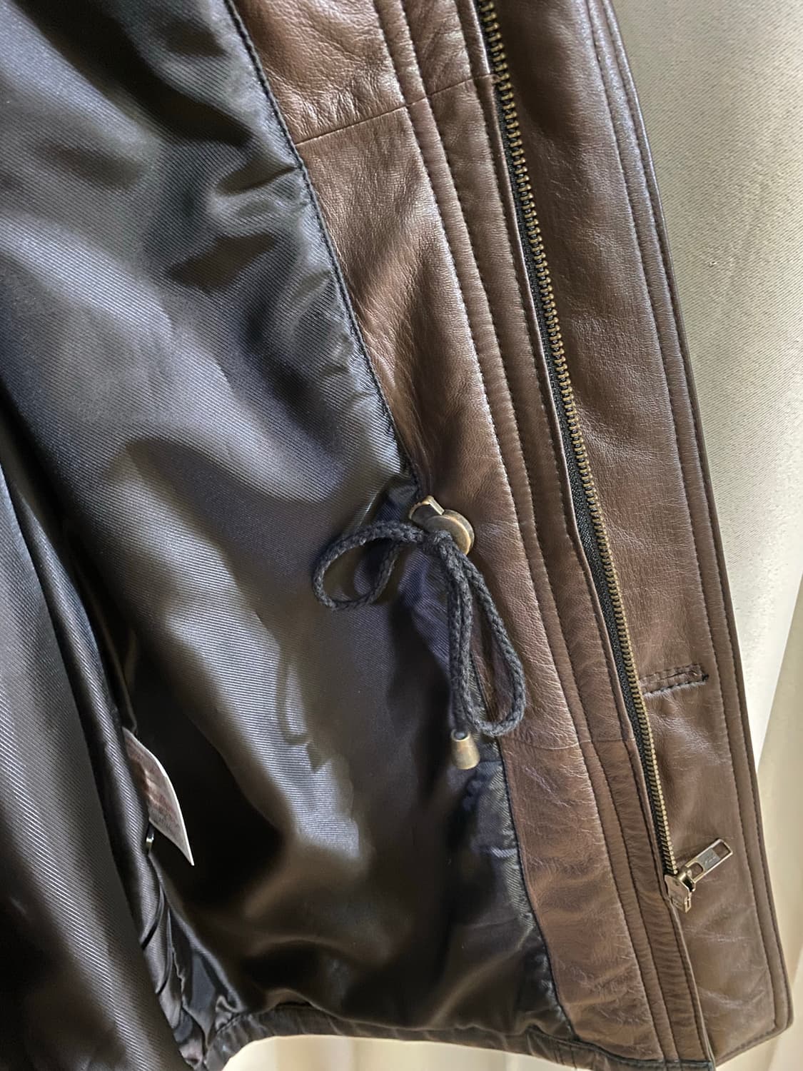 Vintage Leather Parka Jacket 상품이미지7