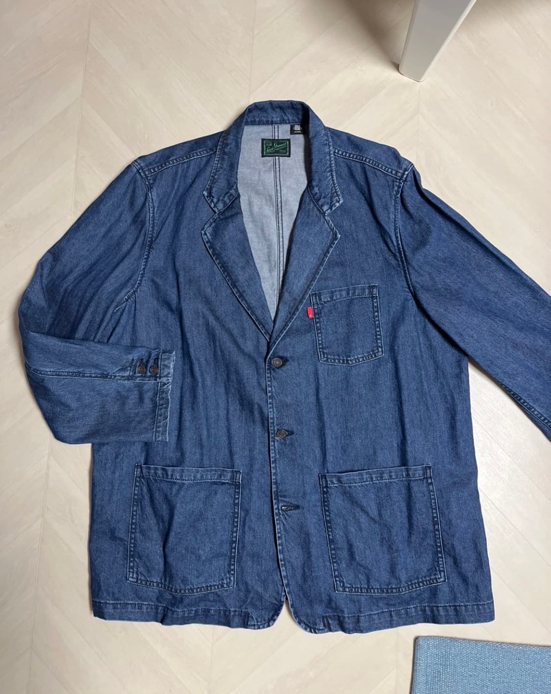 리비이스 데님 블레이져 XL 상품이미지1