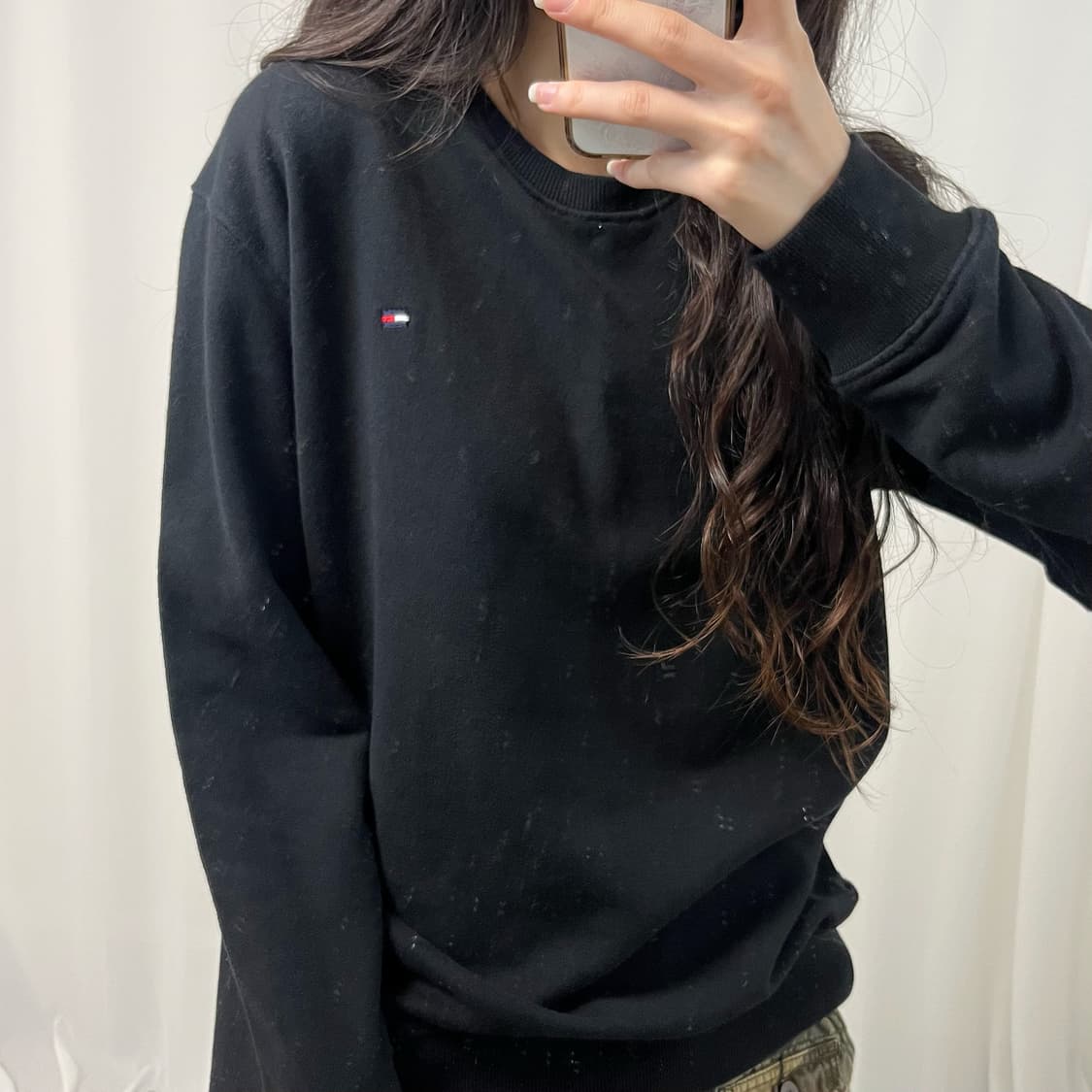 Tommy Hilfiger black sweatshirt 상품이미지3
