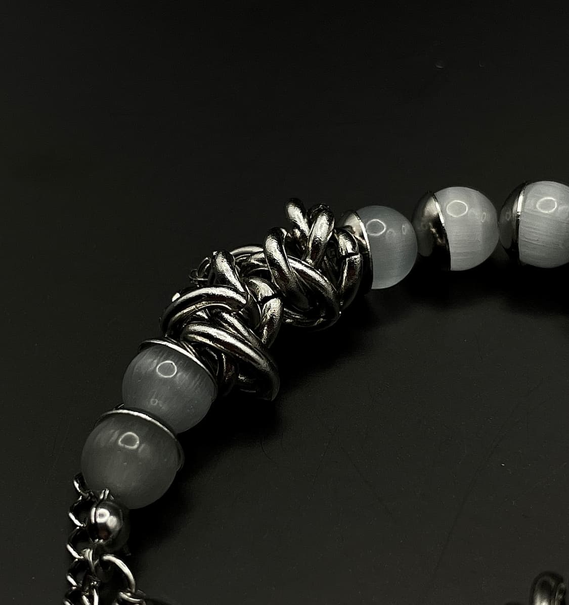 pcr sky gemstone twisted chain bracelet 상품이미지6
