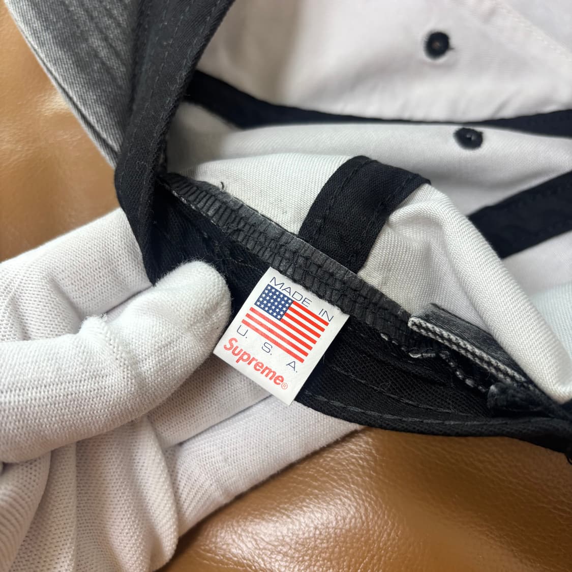 슈프림 S로고 6패널 볼캡 모자 20ss 피그먼트 블랙 상품이미지10