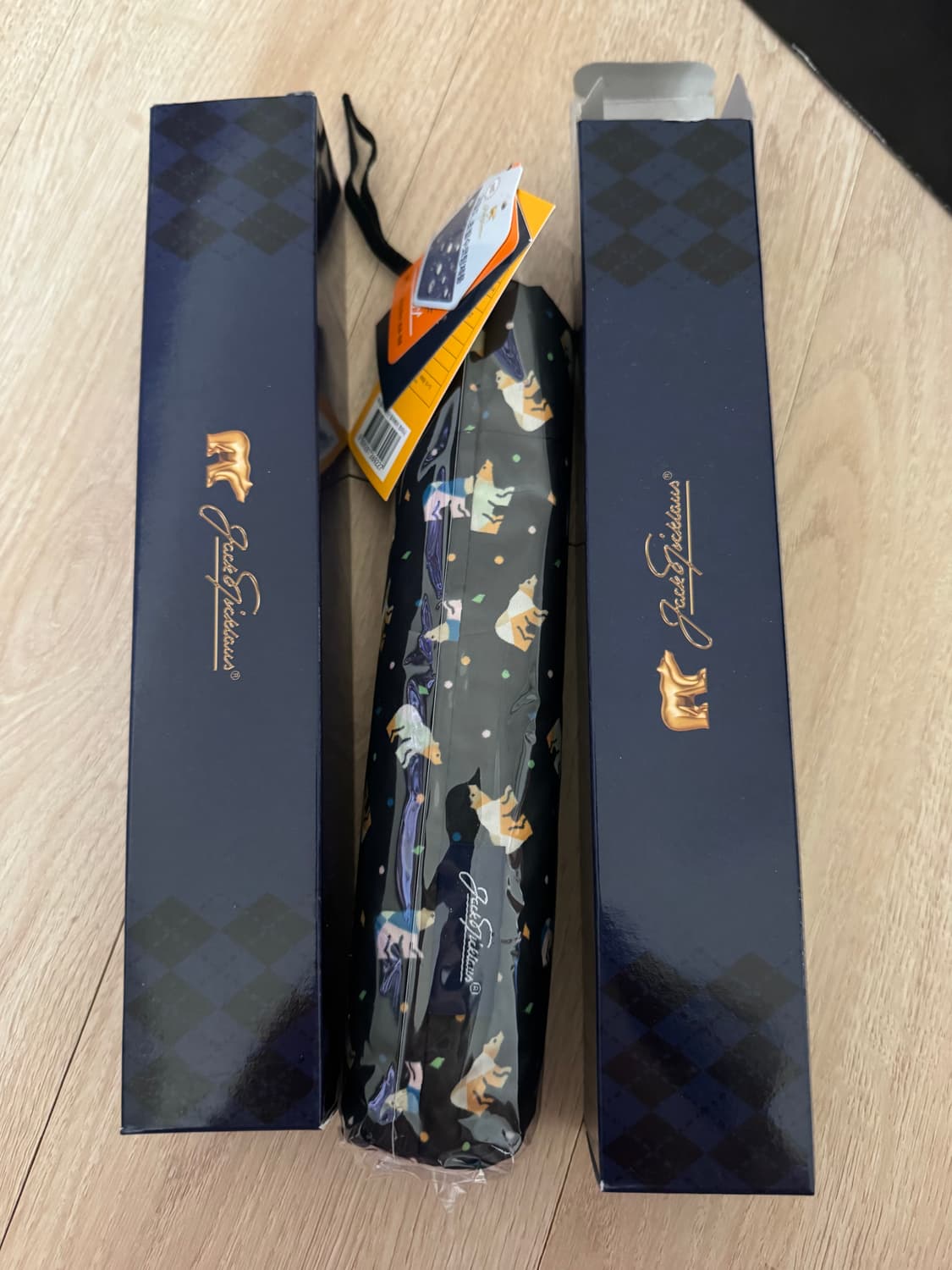 잭니클라우스 3단 컬러베어 우양산 상품이미지1